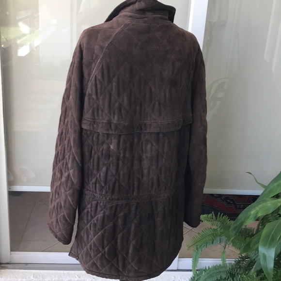 Hickey Freeman men’s quilted suede jacket size L - Picture 4 of 10